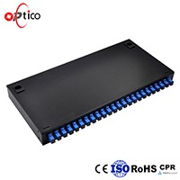 24 포트 1U 랙 마운트 광섬유 패치 패널 FTTH 제품