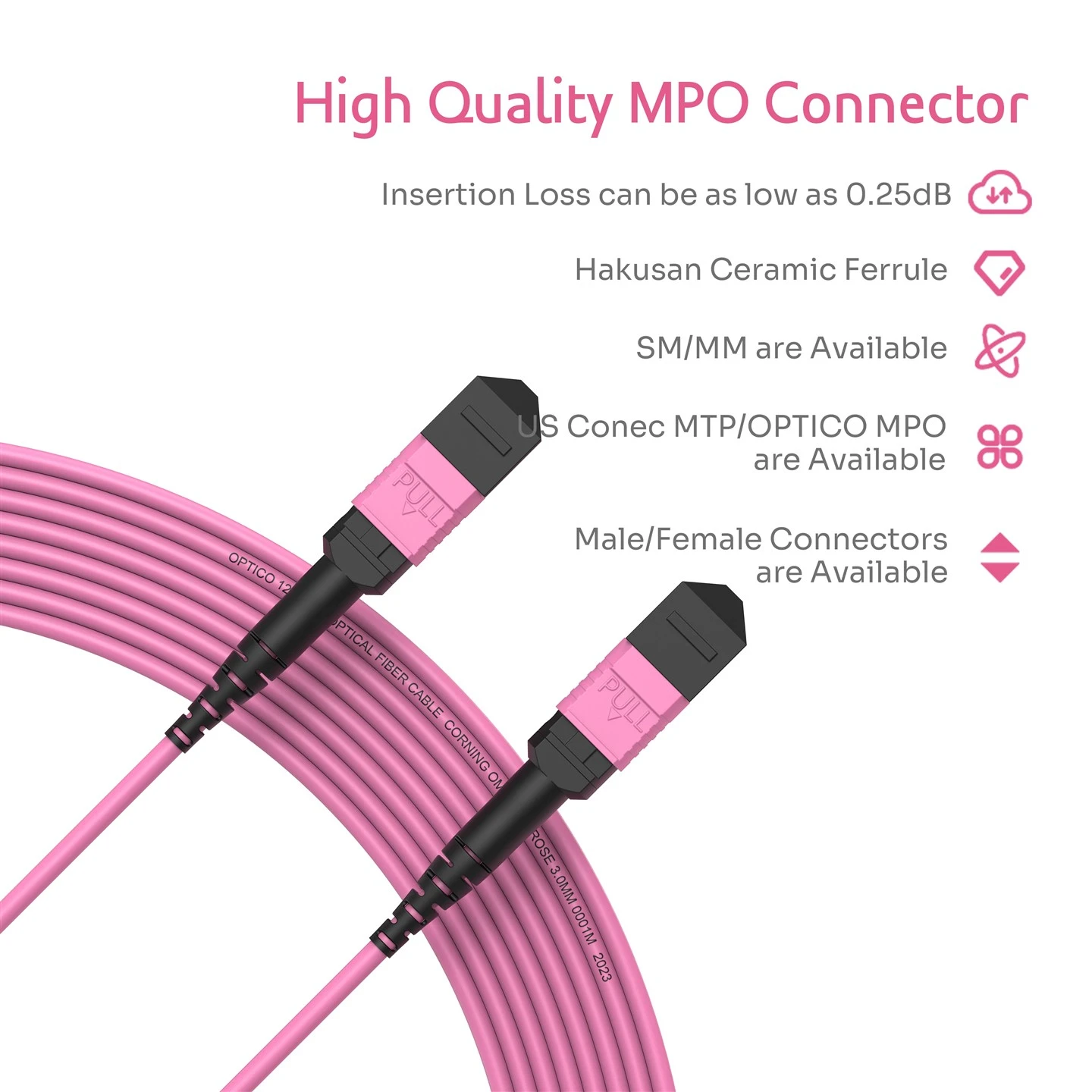 MTP Patch Cord OM4 12 Cores