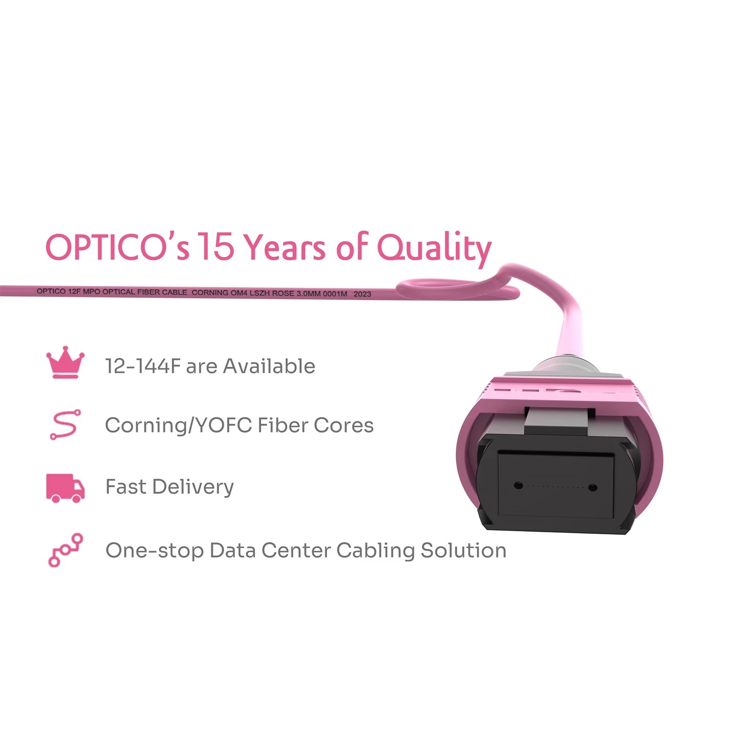 MTP Patch Cord OM4 12 Cores