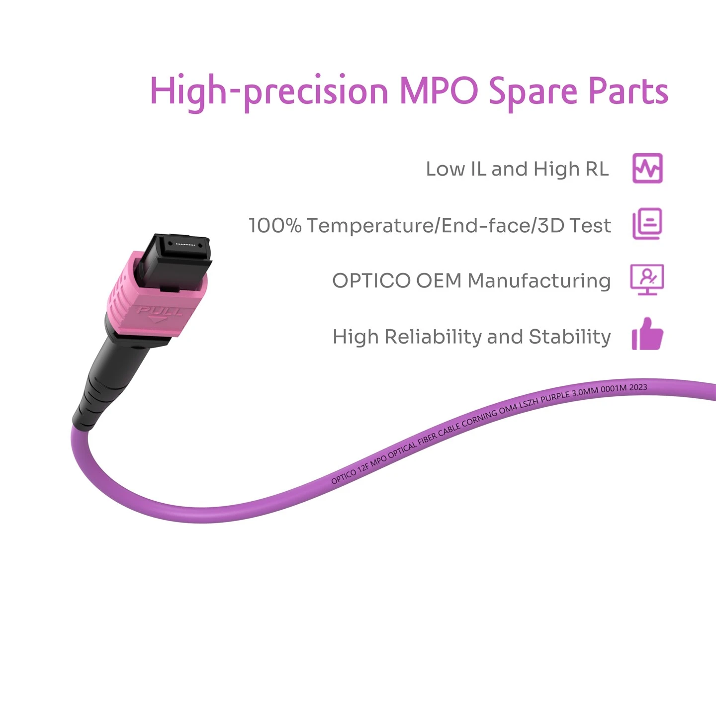 MPO MTP-12xSC OM4 Fiber Branch Cable MPO MTP-12xSC OM4 Fiber Branch Cable