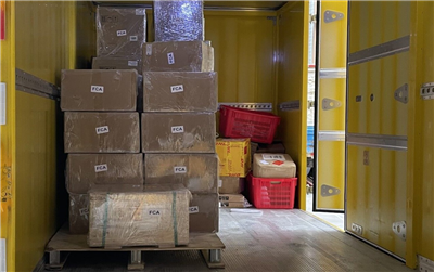 유럽으로 배송되는 MTP MPO 어셈블리 21박스