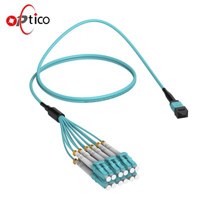 MPO에서 LC 팬 아웃 케이블